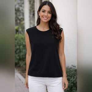 ANNE KLEIN BLACK TOP  SIZE MEDIUM